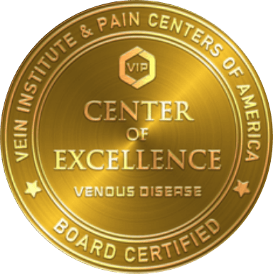 Center of Excellence Badge - Vein Treatment Clinic